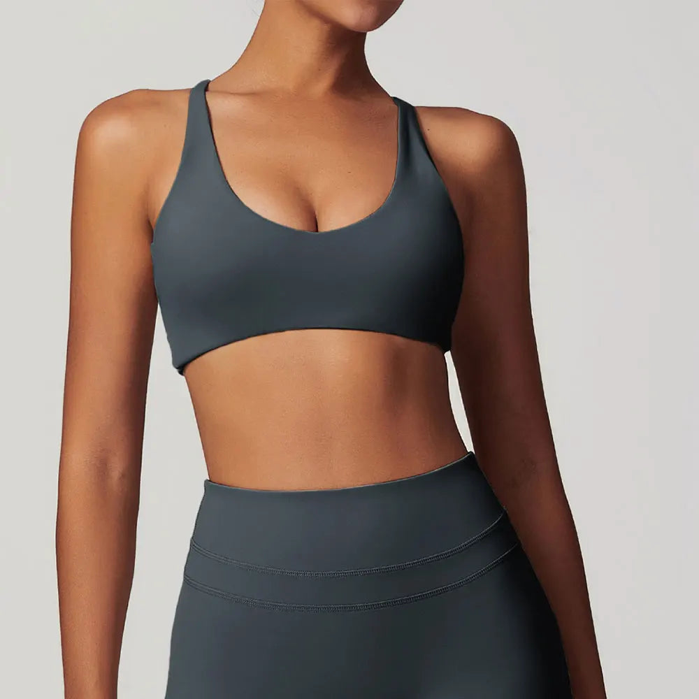 Push-Up Sports Bra — Yoga & Gym