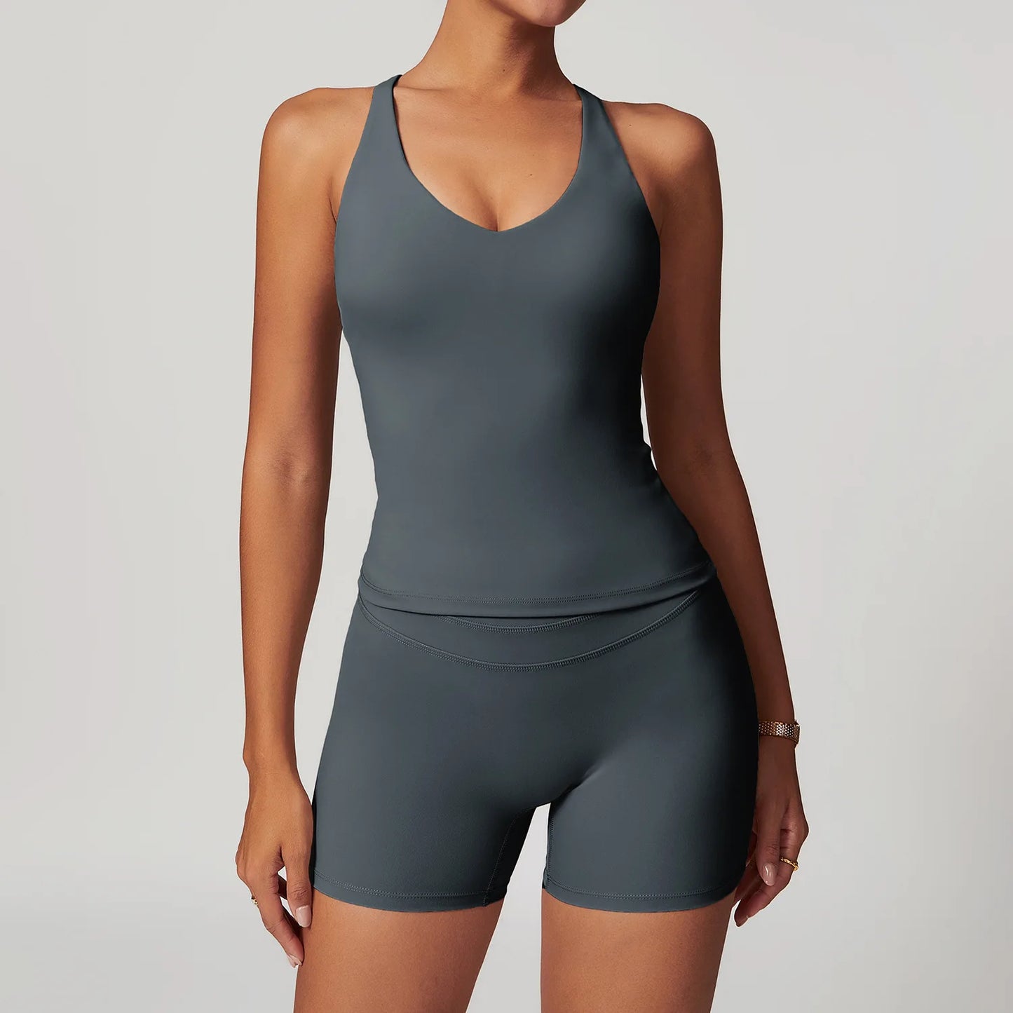 Seamless Crop & High-Waist Set