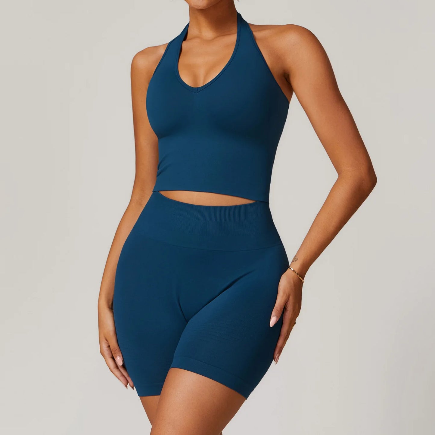 Seamless 2-Piece Yoga Set – Bra & Leggings