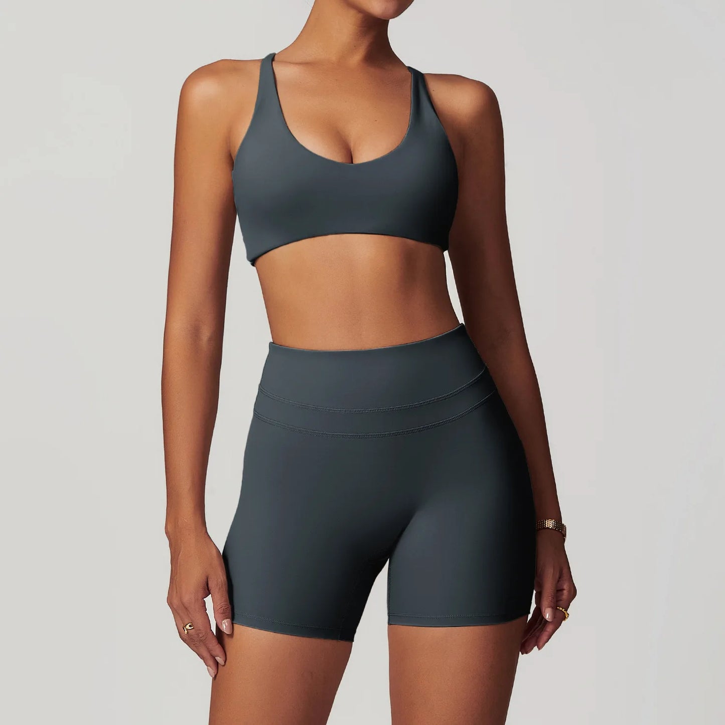 Seamless Crop & High-Waist Set