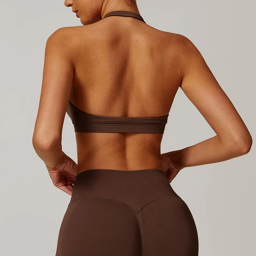 Halter Neck Seamless Bra
