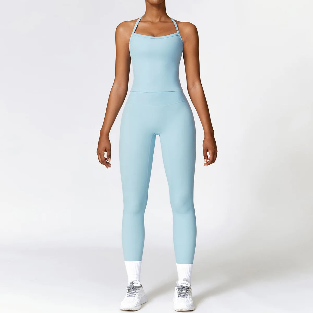 Seamless 2-Piece Yoga Set — Crop & Leggings