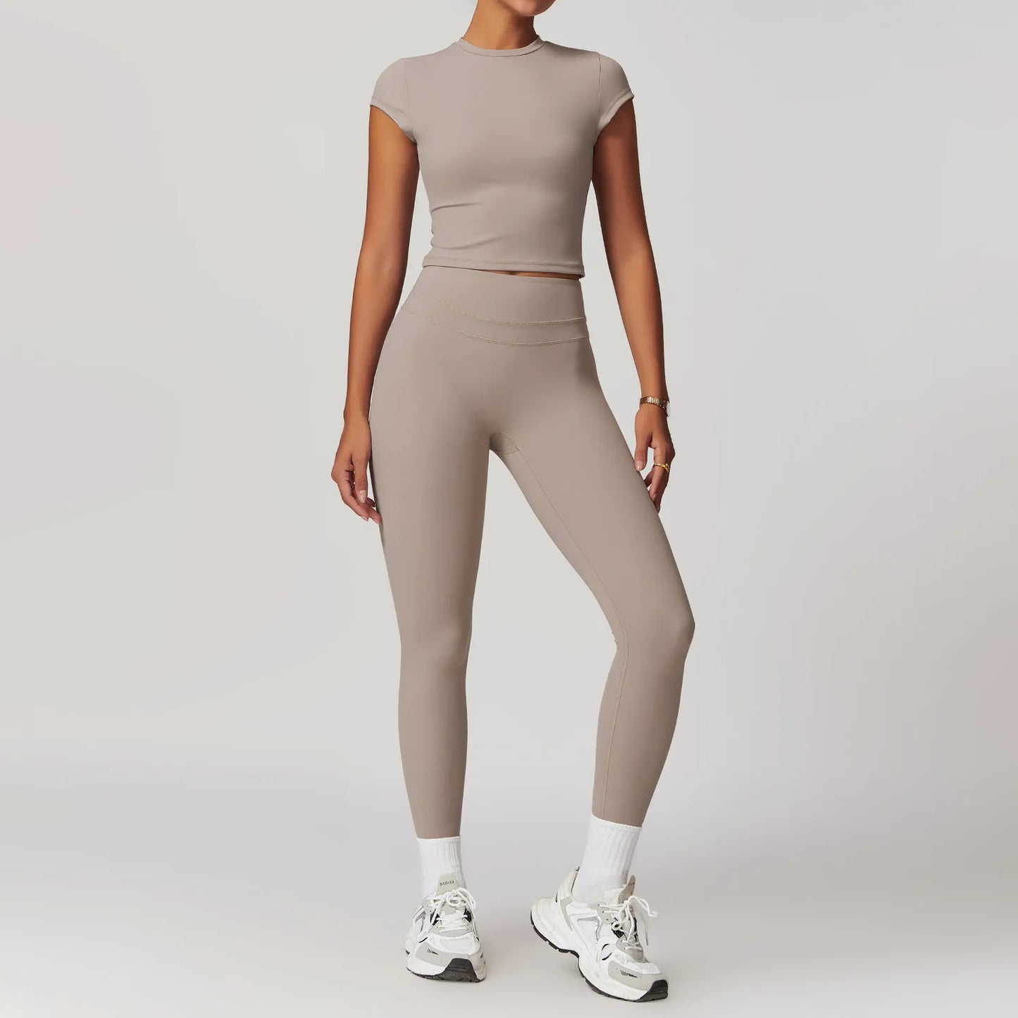 Seamless Crop & High-Waist Set
