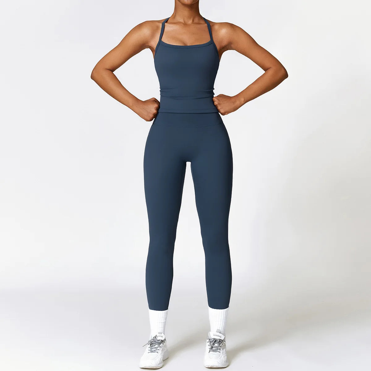 Seamless 2-Piece Yoga Set — Crop & Leggings
