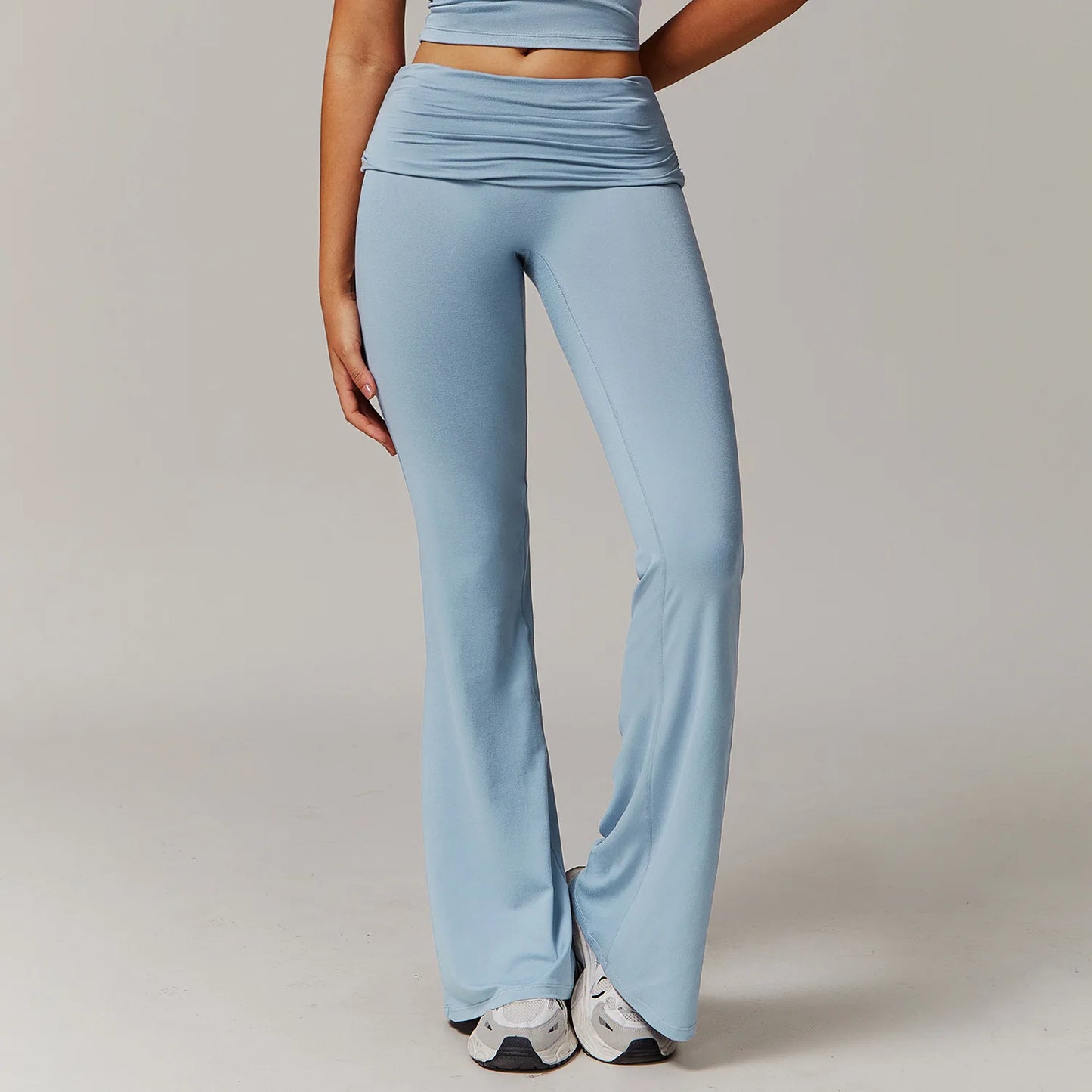 High Waist Bell-Bottom Leggings