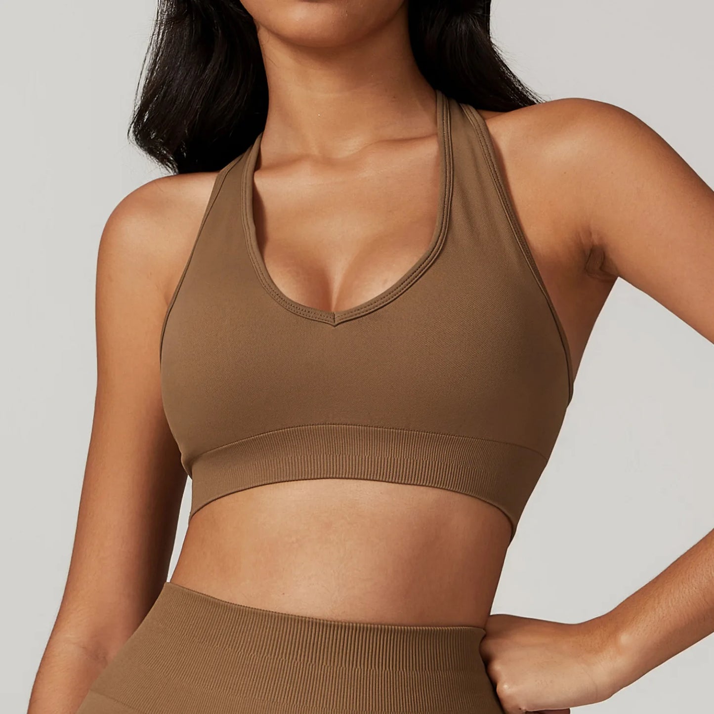 Seamless Push-Up Fitness Bra
