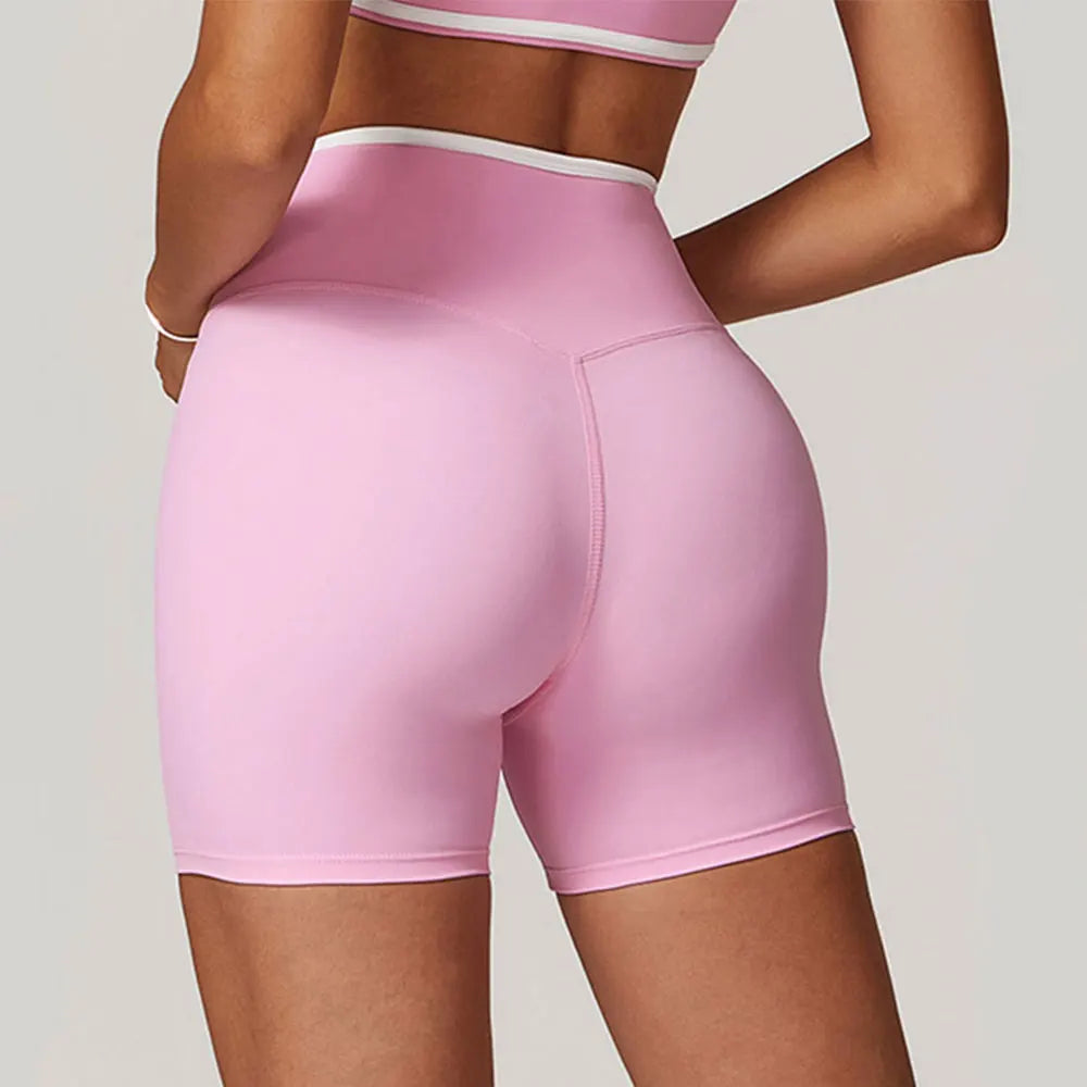 V-Waist Breathable Yoga Shorts