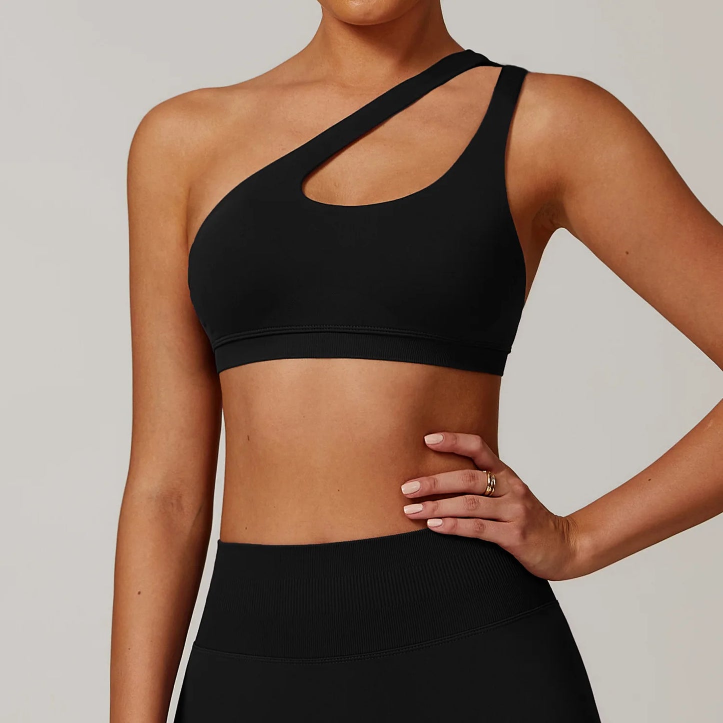 One-Shoulder Push-Up Bra