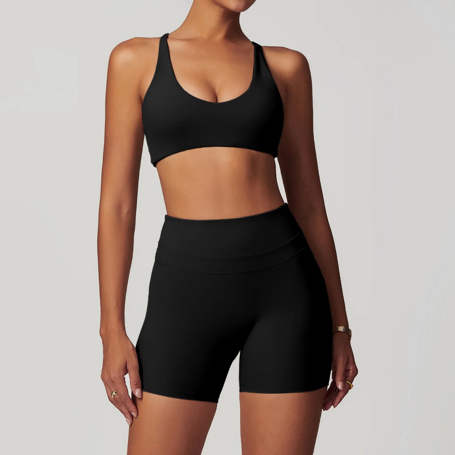 Seamless Crop & High-Waist Set