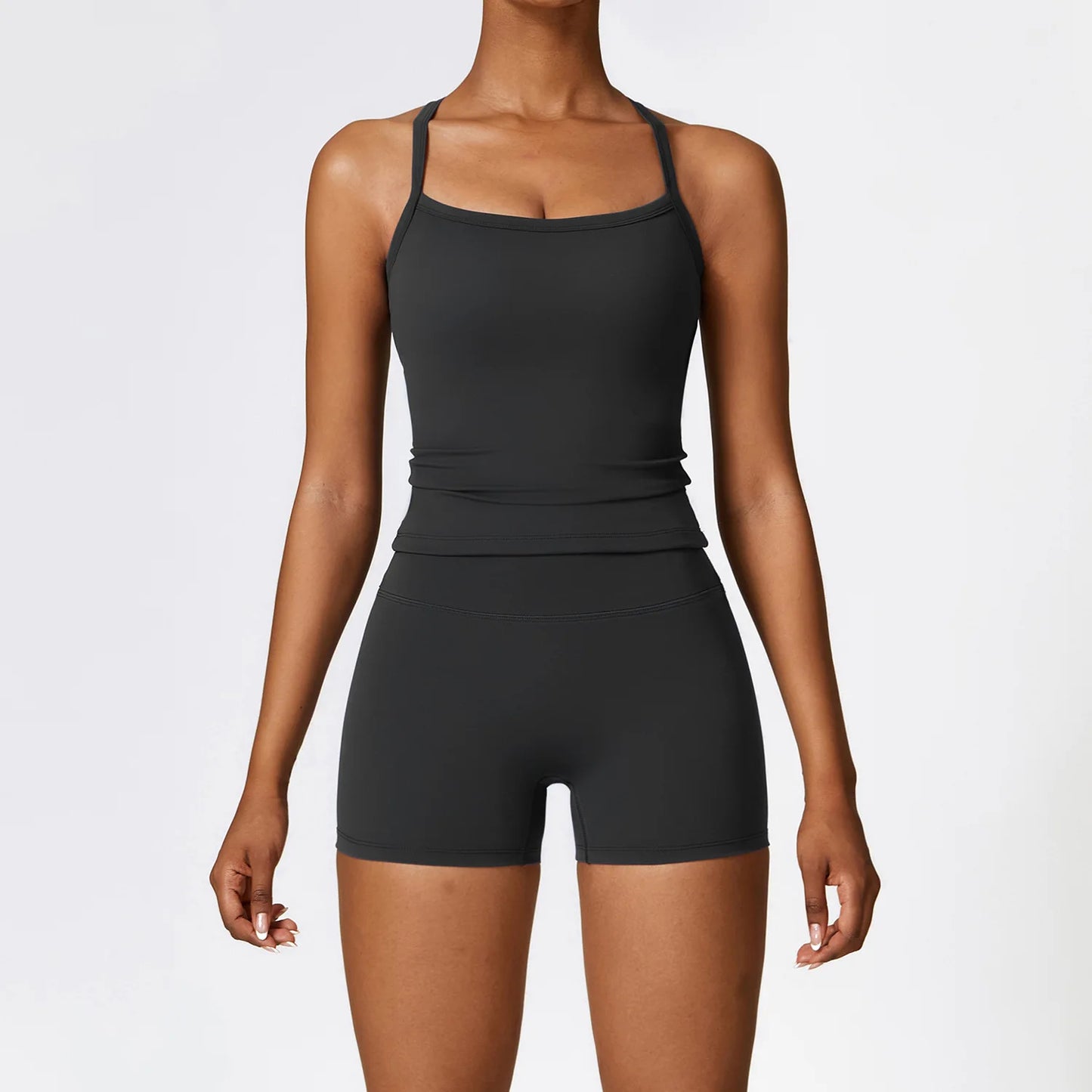 Seamless 2-Piece Yoga Set — Crop & Leggings