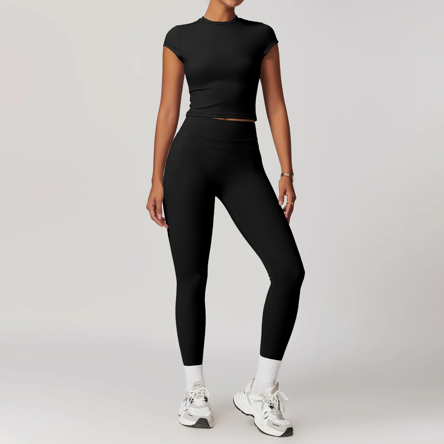 Seamless Crop & High-Waist Set