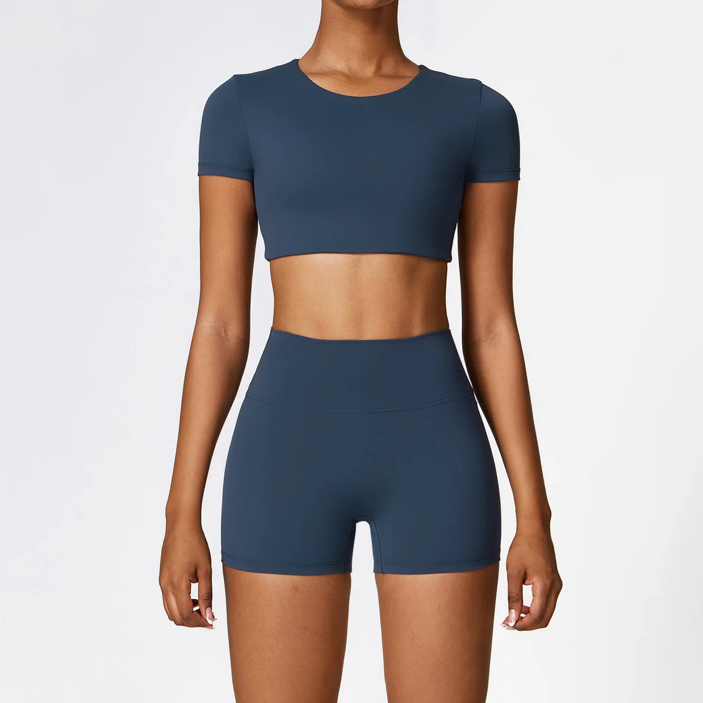 Seamless 2-Piece Yoga Set — Crop & Leggings
