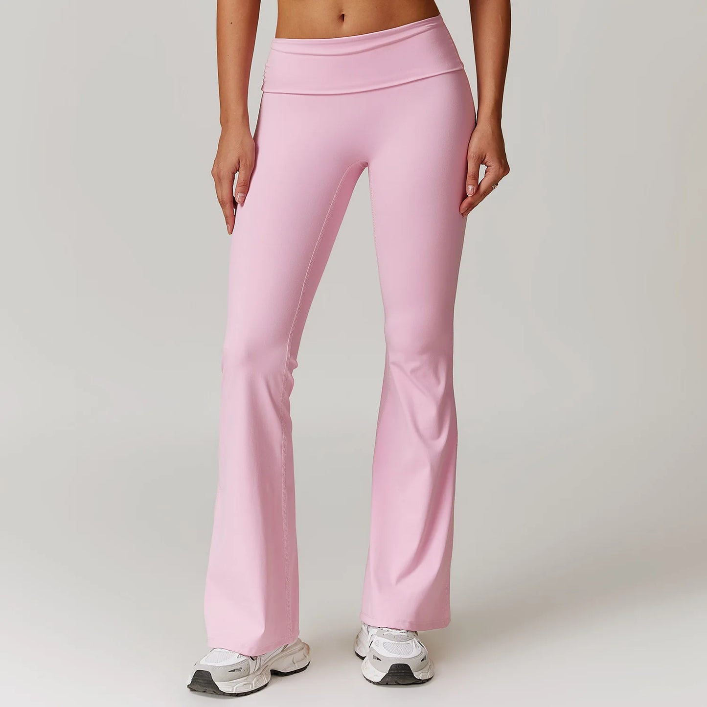 High Waist Bell-Bottom Leggings