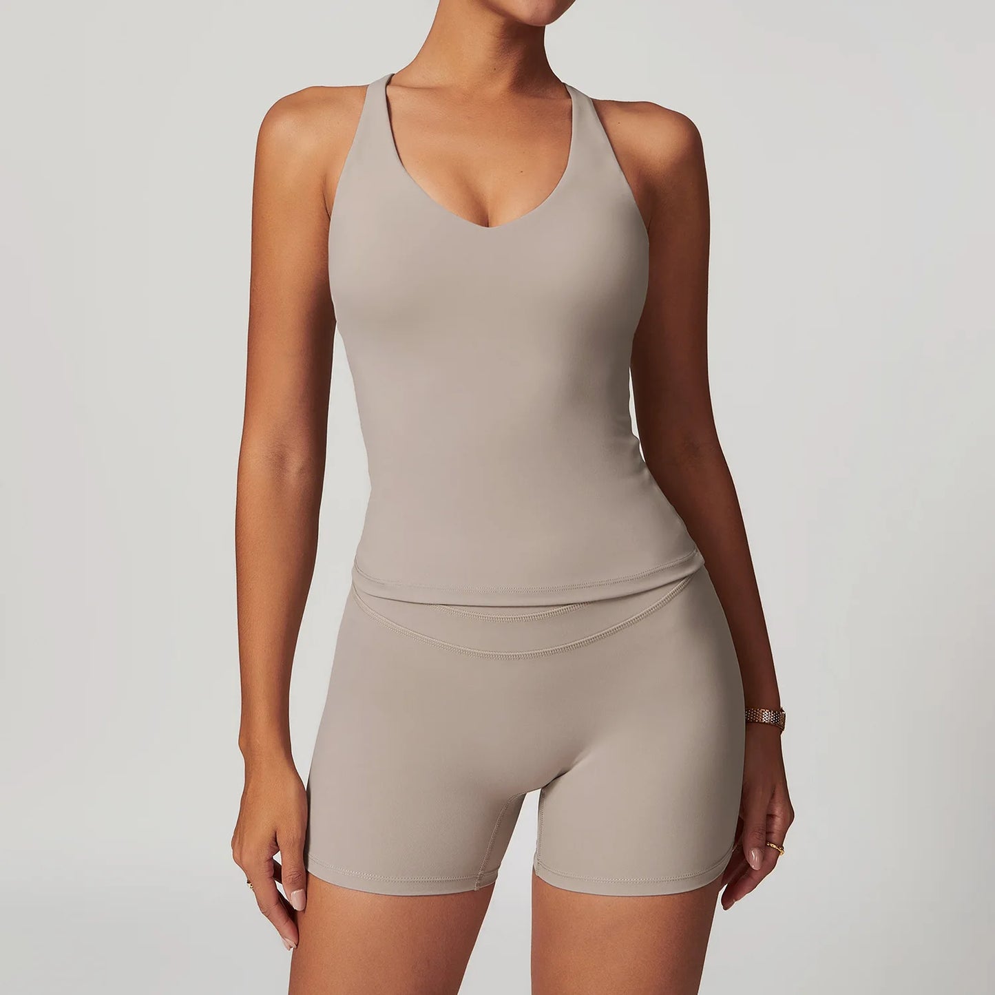 Seamless Crop & High-Waist Set