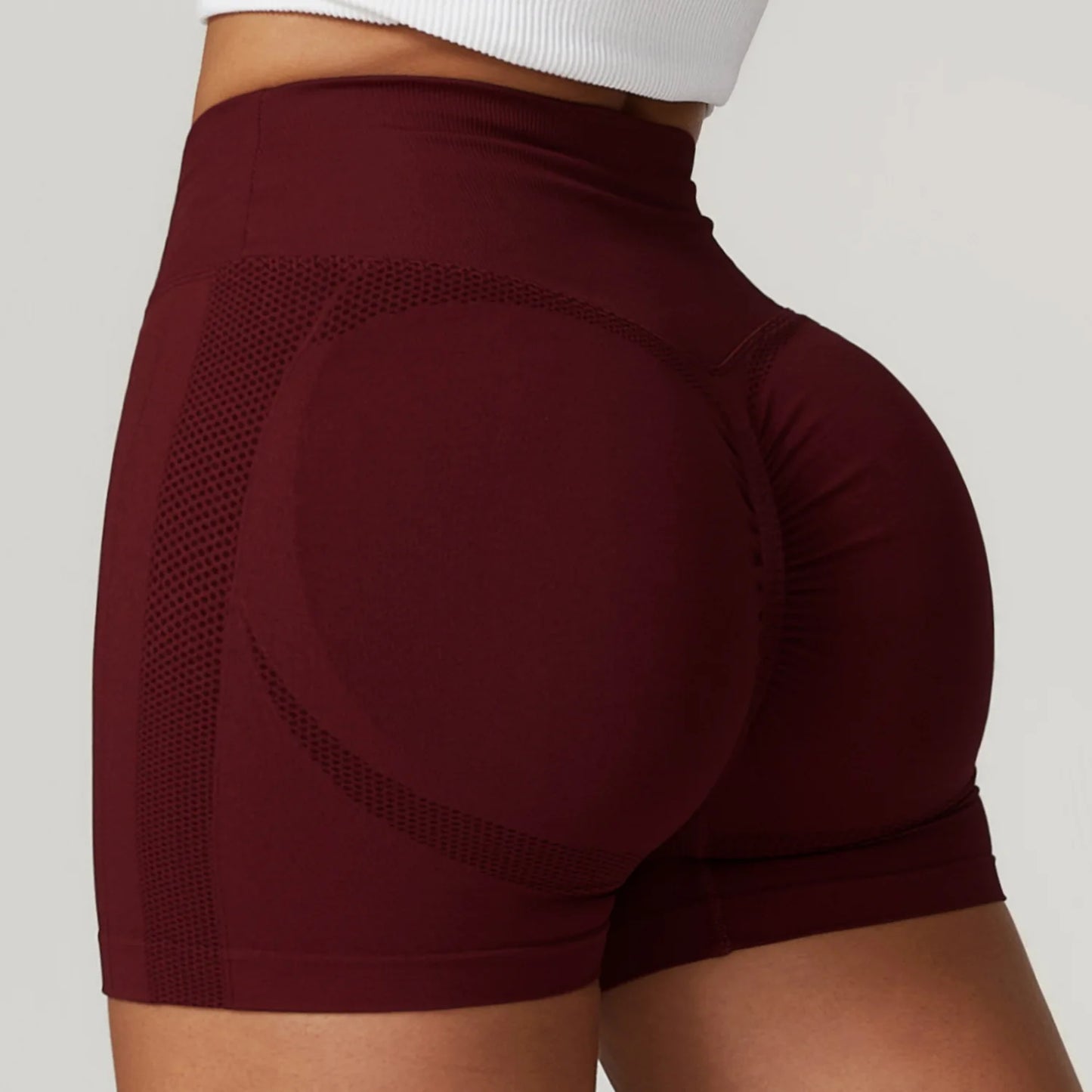 Seamless High Waist Yoga Shorts