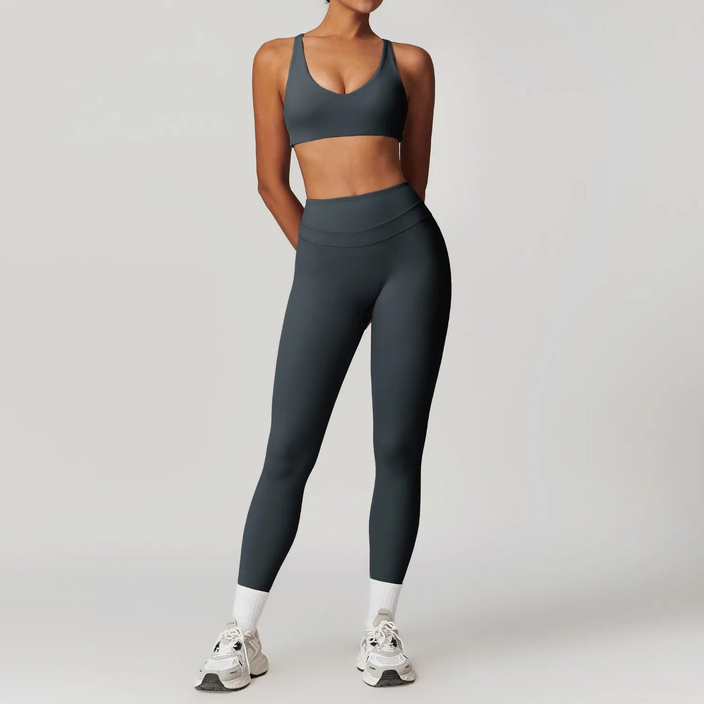 Seamless Crop & High-Waist Set