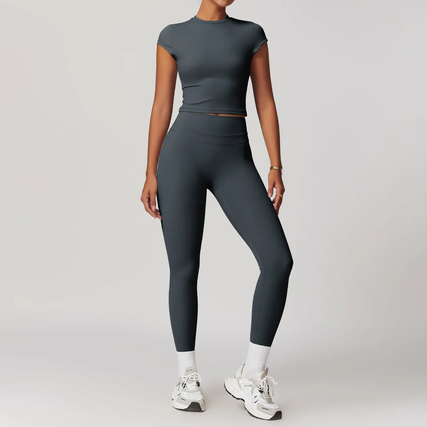 Seamless Crop & High-Waist Set