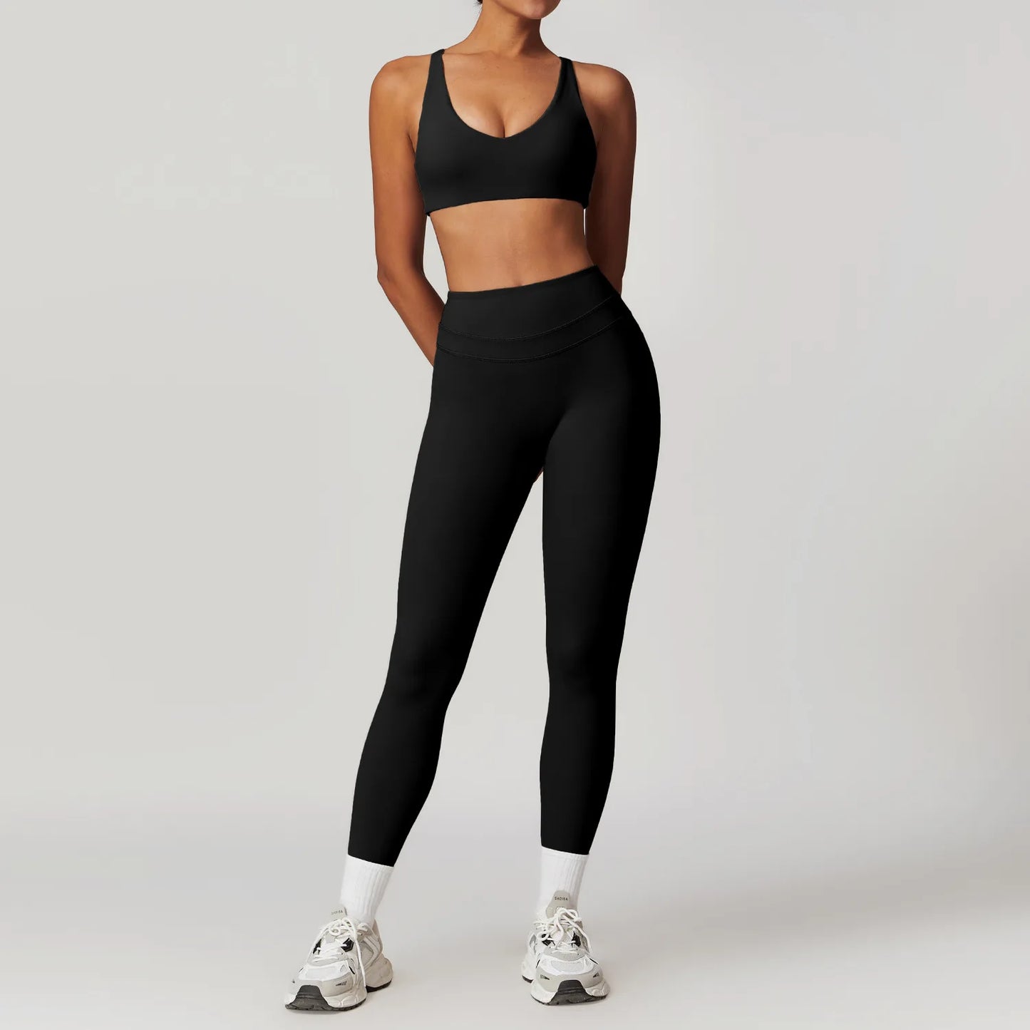 Seamless Crop & High-Waist Set