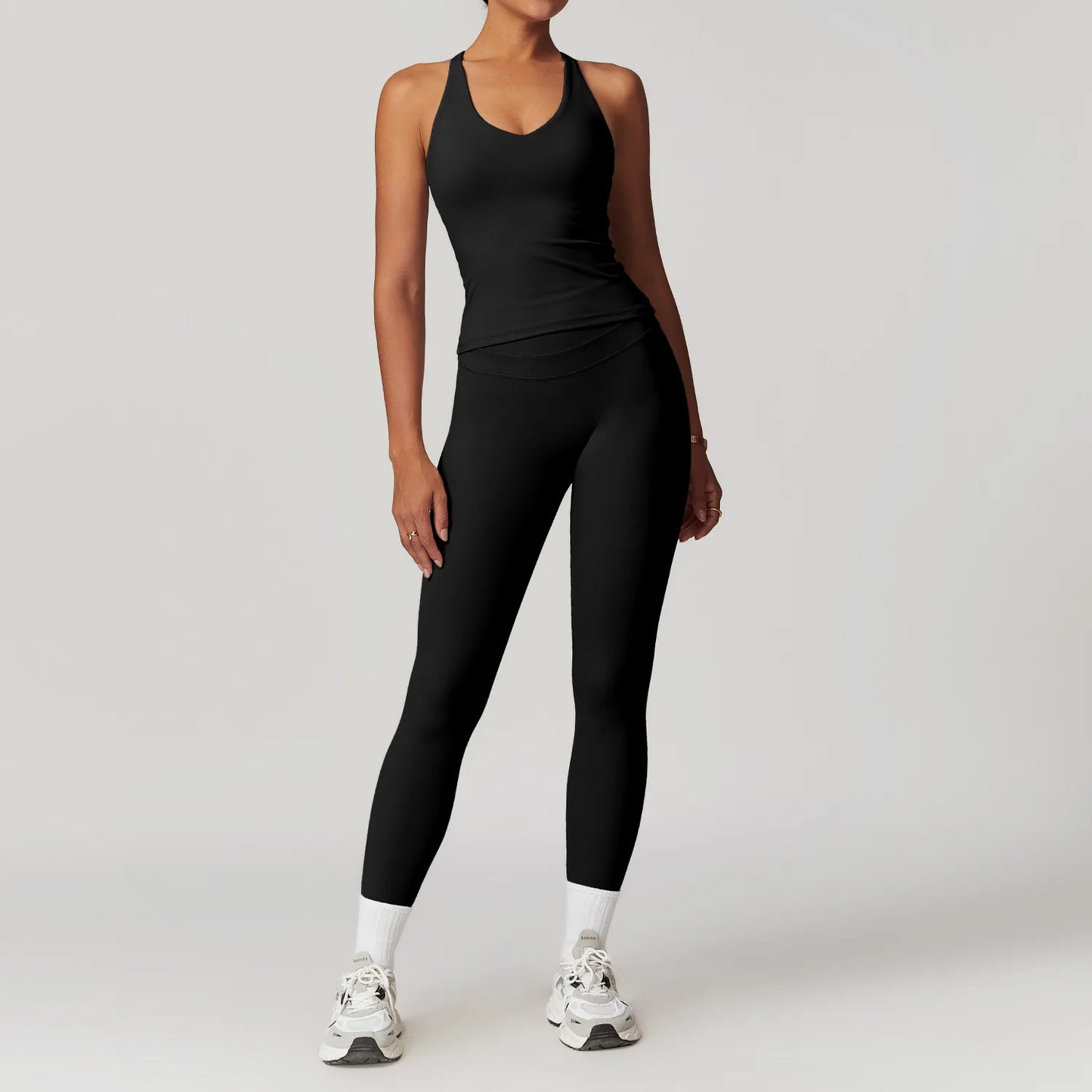 Seamless Crop & High-Waist Set