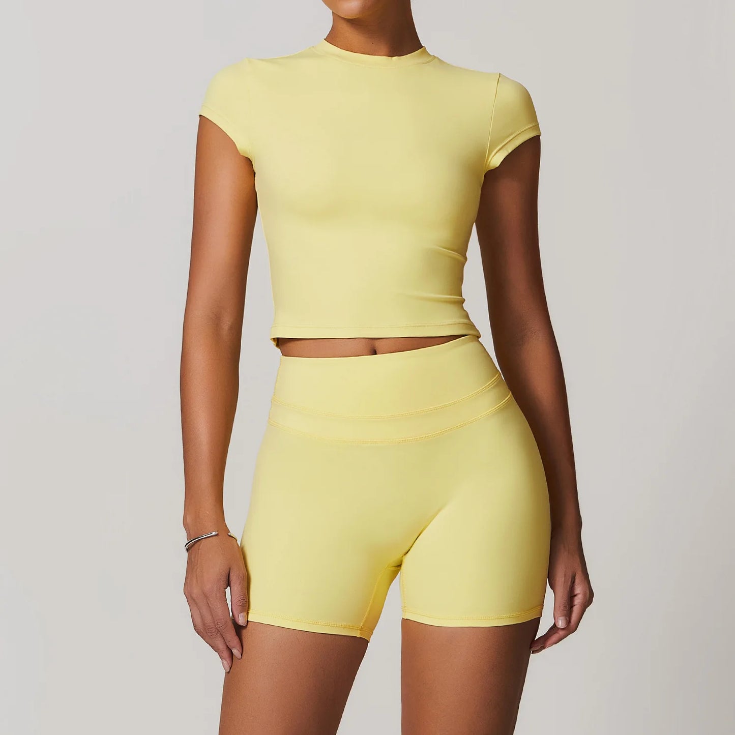 Seamless Crop & High-Waist Set