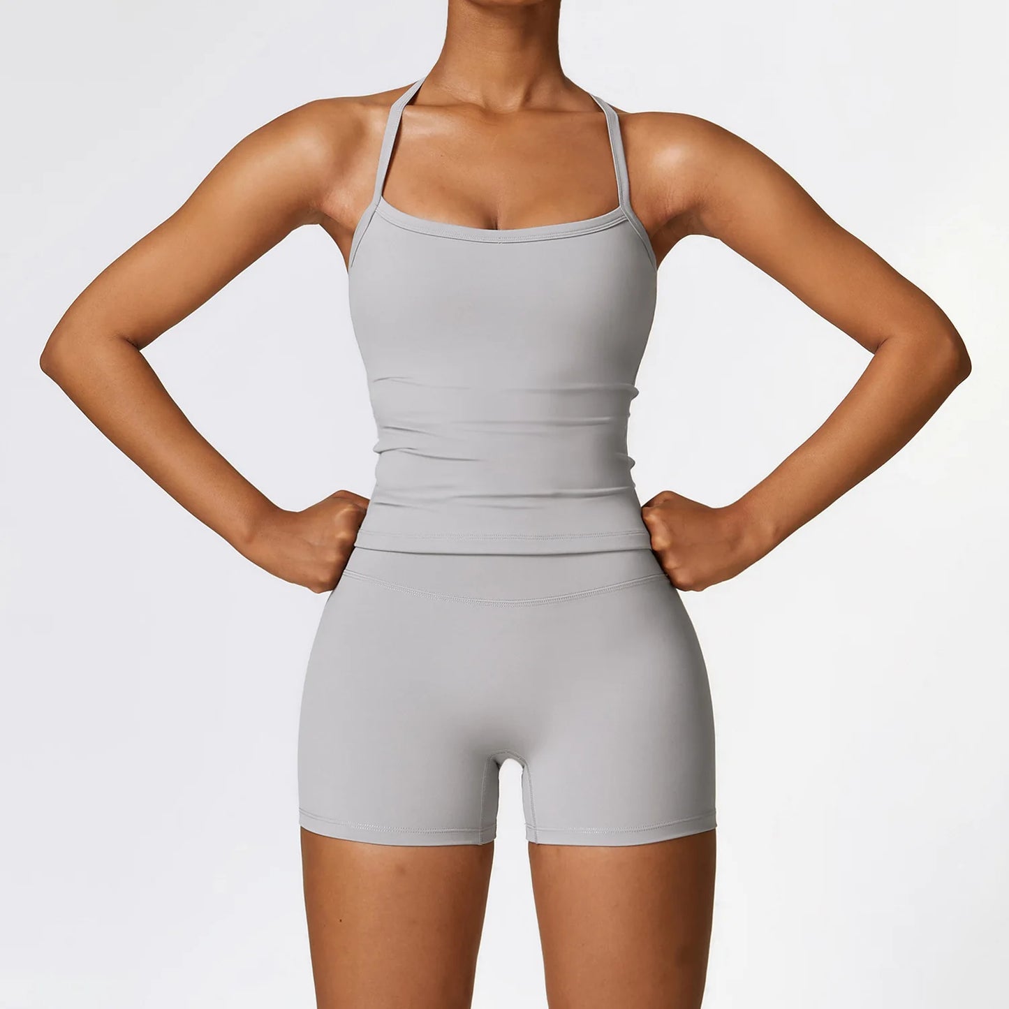 Seamless 2-Piece Yoga Set — Crop & Leggings