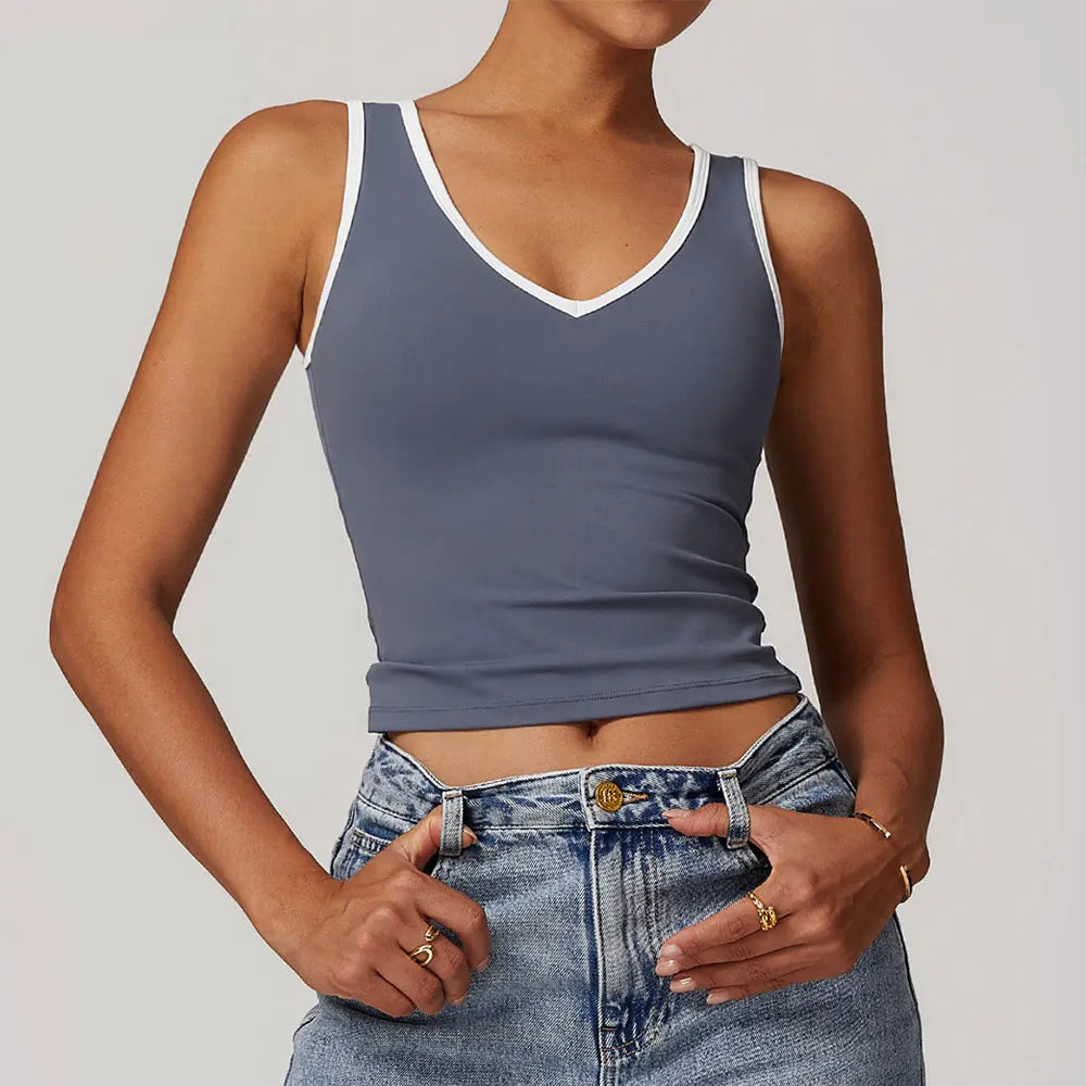 Backless Push-Up Sports Bra