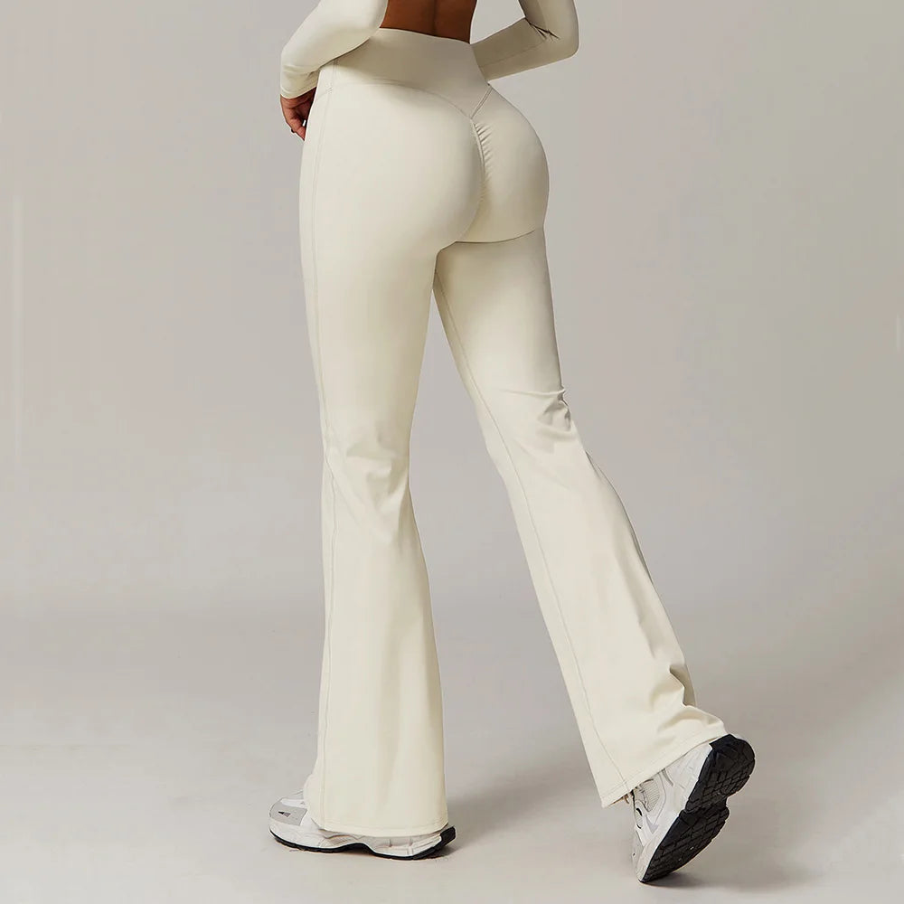 High Waist Flared Leggings