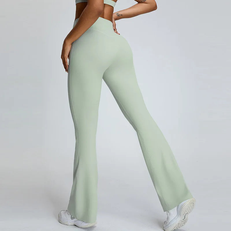 Flare High-Waist Seamless Yoga Legging