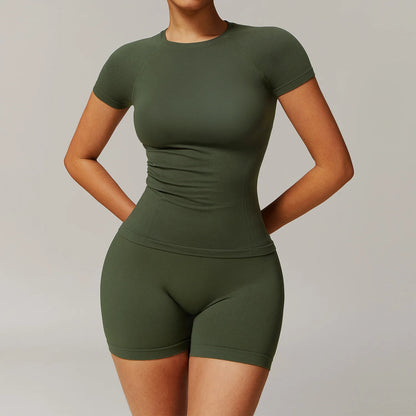 Seamless 2-Piece Yoga Set