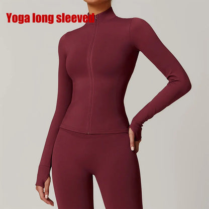 Seamless Zip Sports Jacket