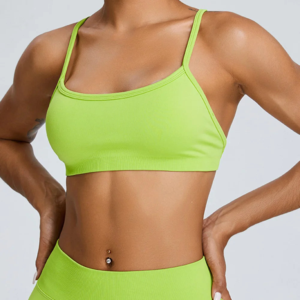 Seamless Crossback Push-Up Bra