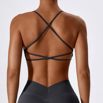 Cross Strap Push-Up Bra