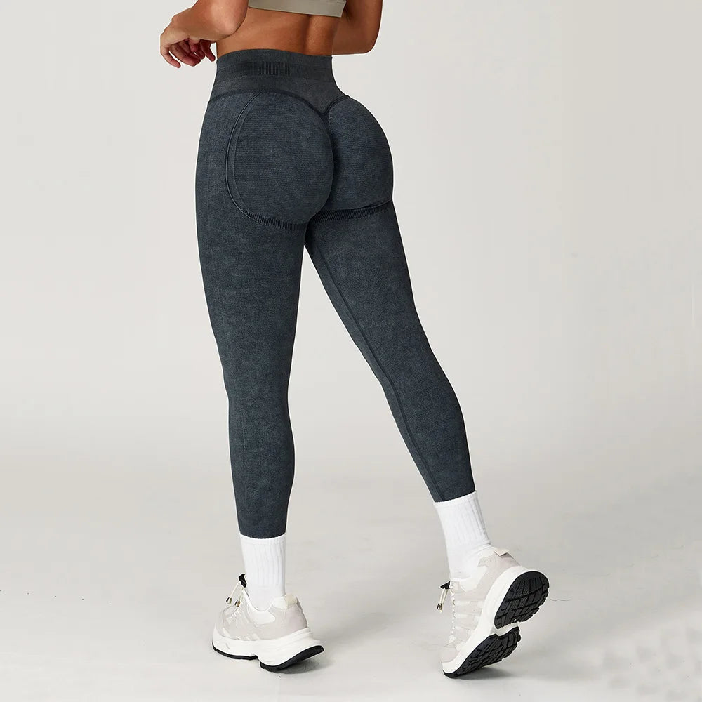 Seamless High Waist Scrunch Leggings