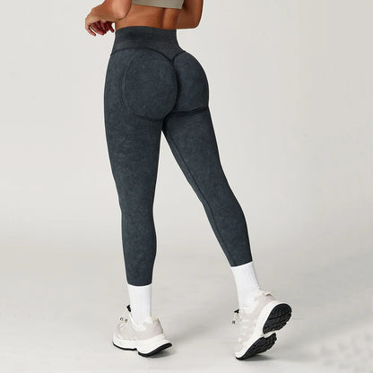 Seamless High Waist Scrunch Leggings
