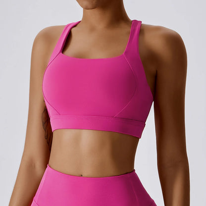 Cross-Shoulder Push-Up Bra