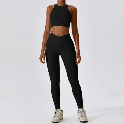 Ribbed Seamless Yoga Set