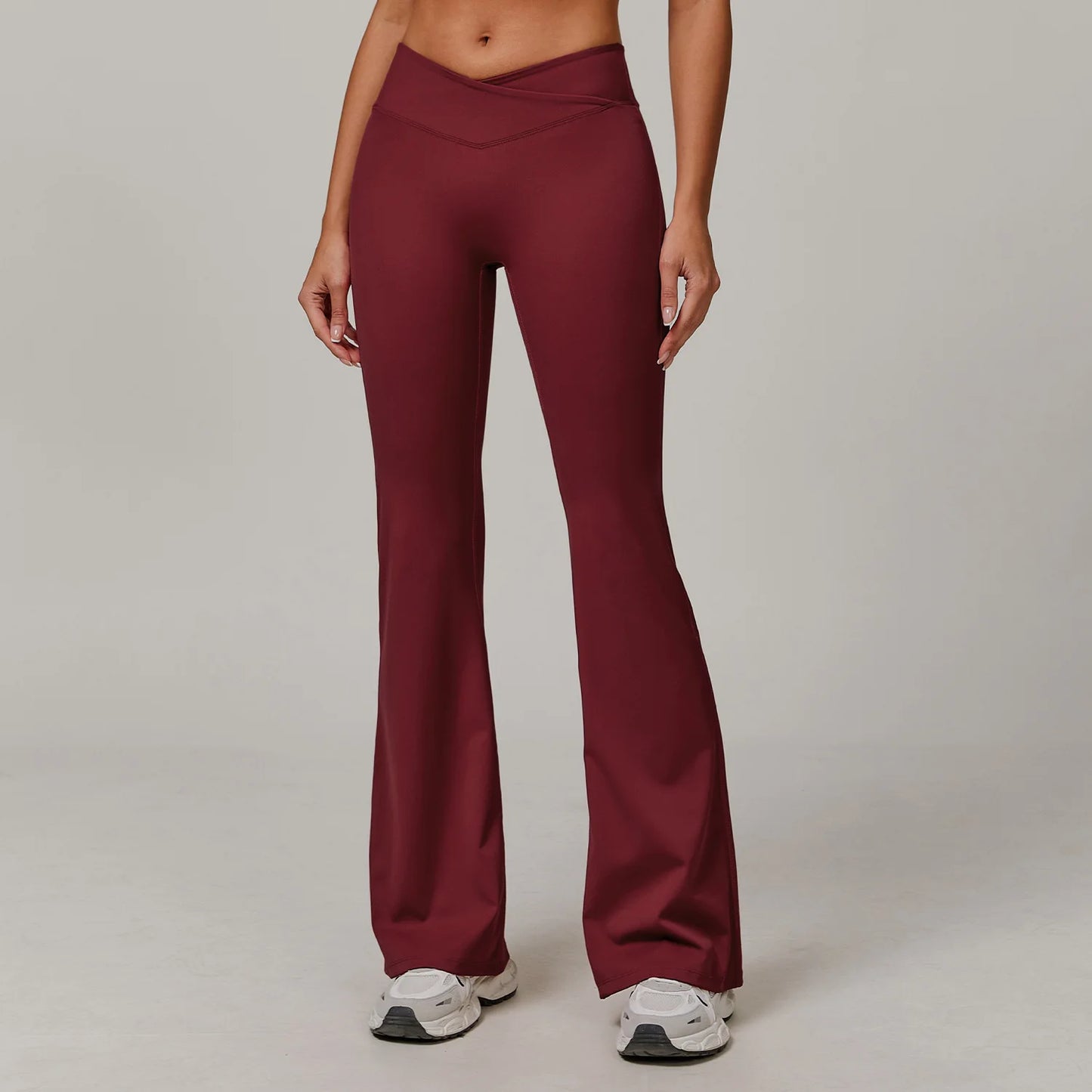 High Waist Bell-Bottom Leggings
