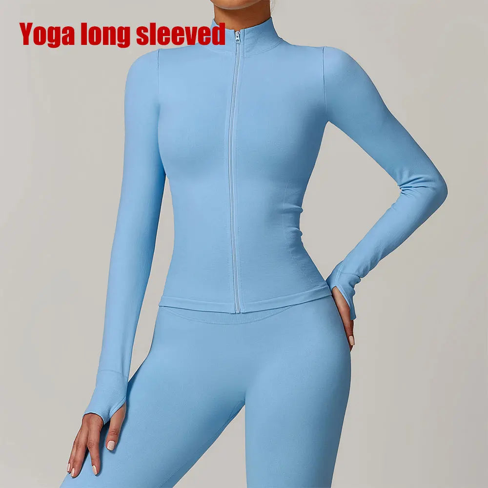 Seamless Zip Sports Jacket