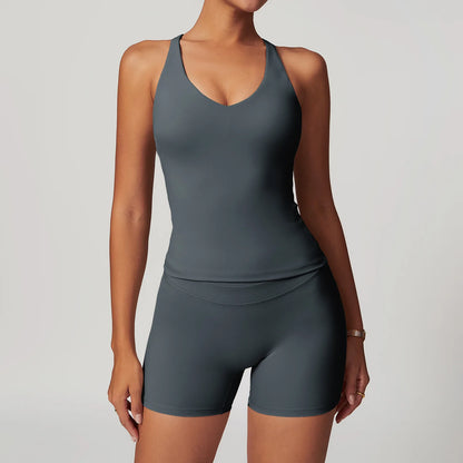 Seamless Crop & High-Waist Set