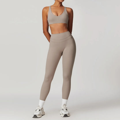 Seamless Crop & High-Waist Set
