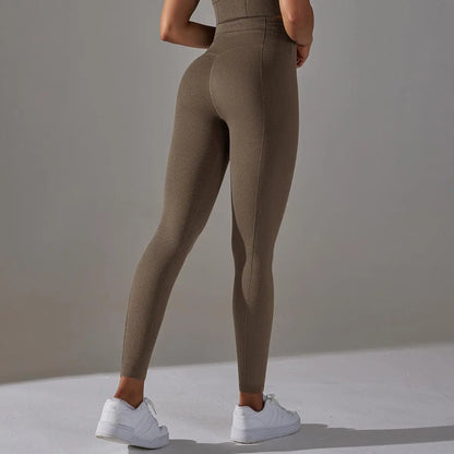 Scrub Seamless Ribbed Yoga Legging