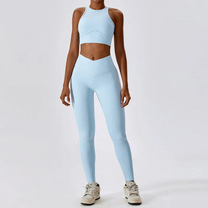 Ribbed Seamless Yoga Set