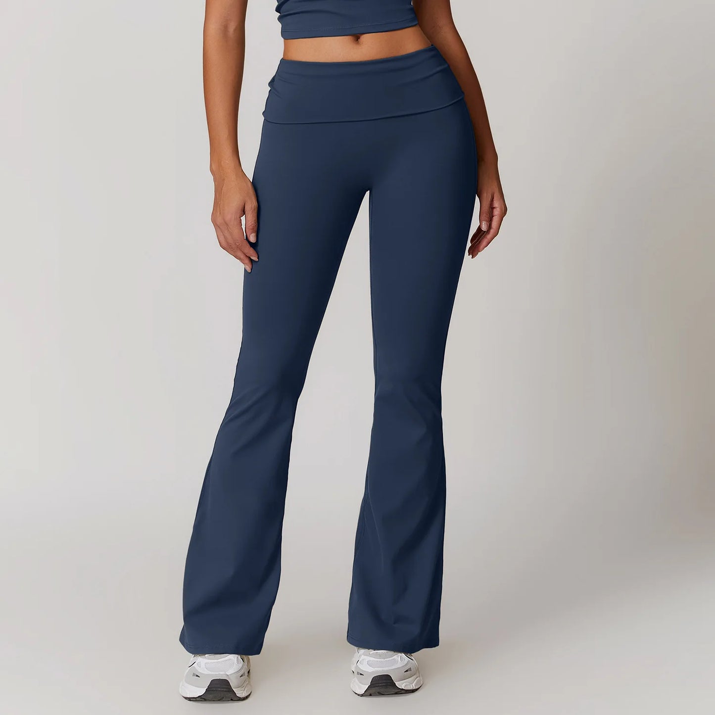 High Waist Bell-Bottom Leggings