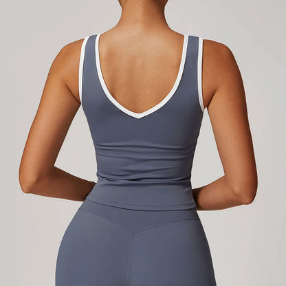 Backless Push-Up Sports Bra