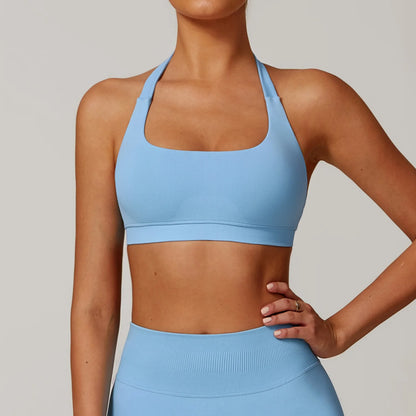 Halter Neck Seamless Bra