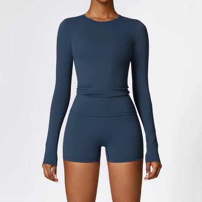 Seamless 2-Piece Yoga Set — Crop & Leggings