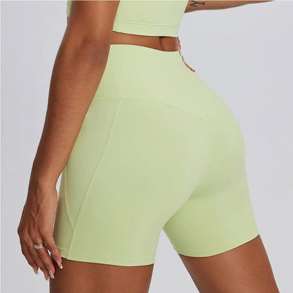 High Waist Yoga Sports Shorts