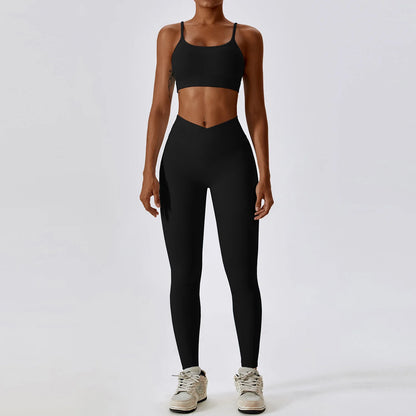 Ribbed Seamless Yoga Set