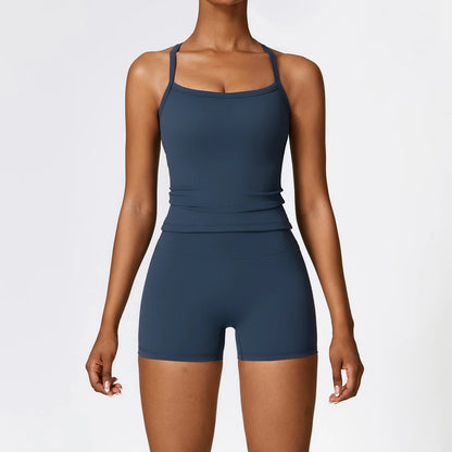 Seamless 2-Piece Yoga Set — Crop & Leggings