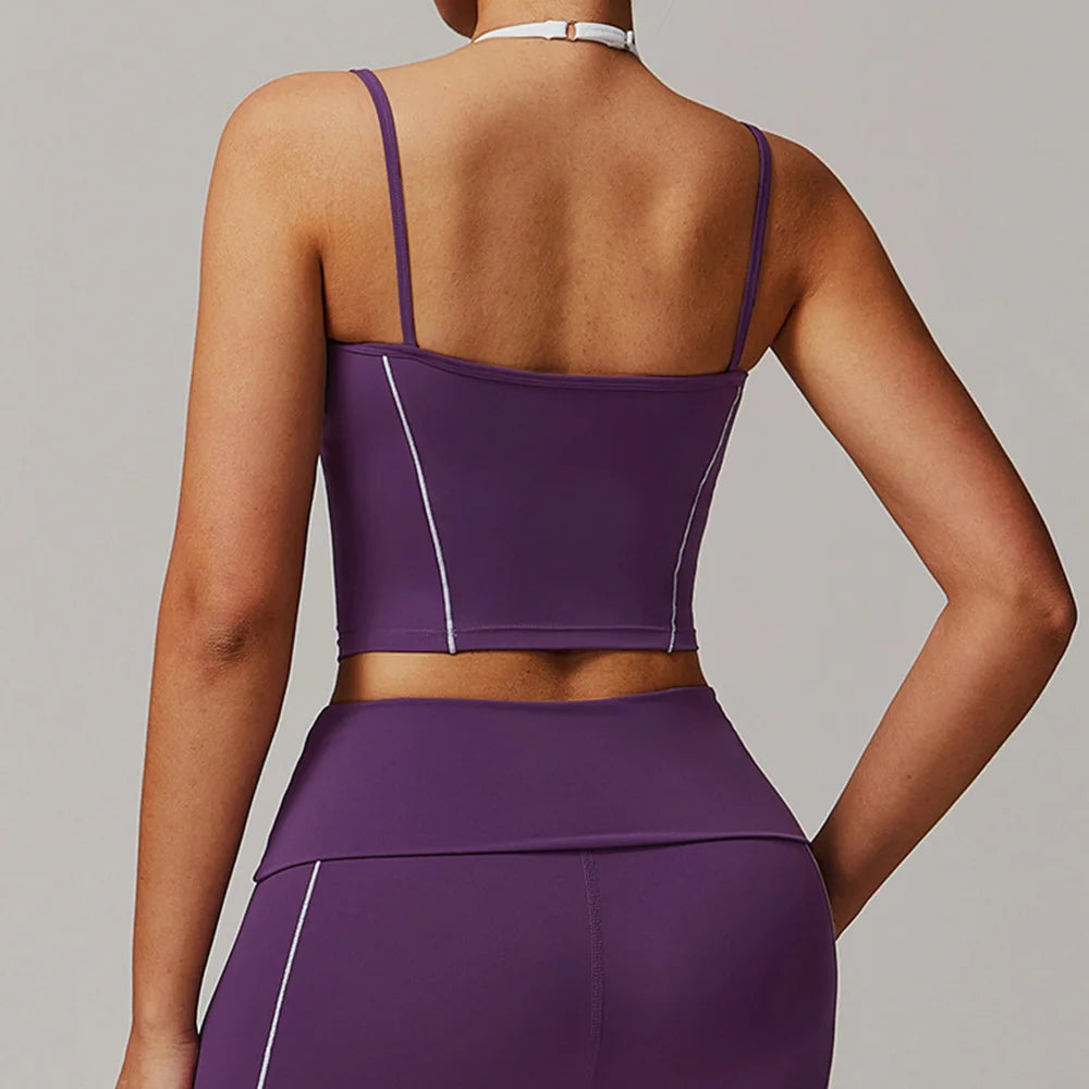 Seamless Push-Up Crop Bra
